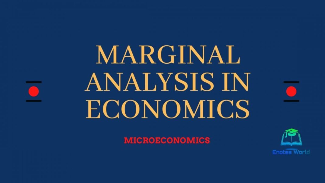 Aoaamal: Understanding the Concept of Average and Marginal Analysis in Economics